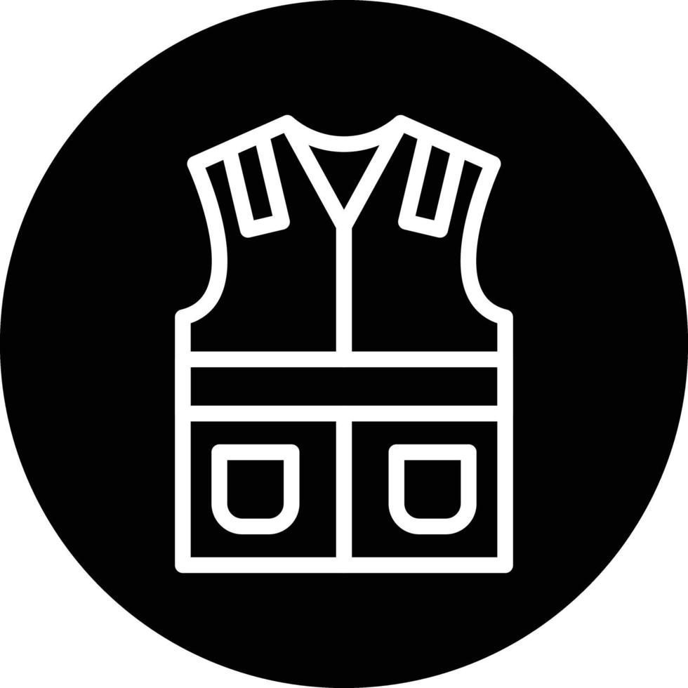 Labour Vest Vector Icon Design