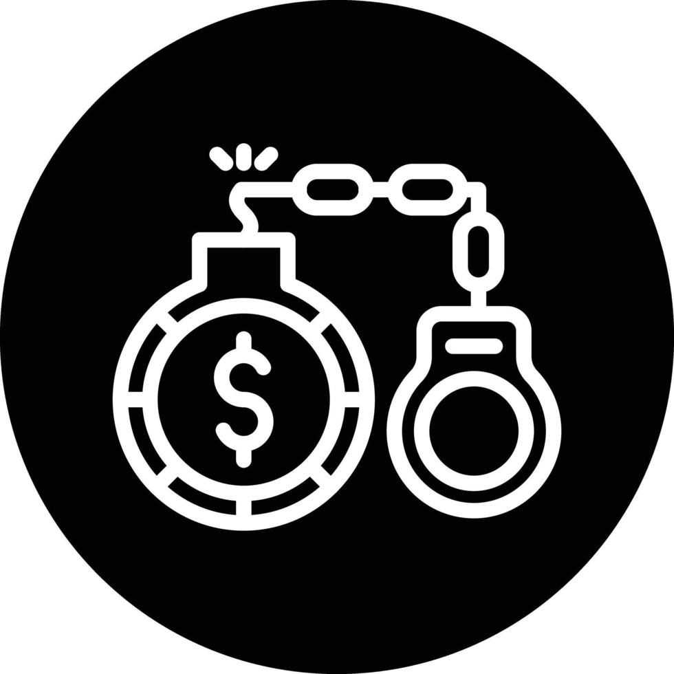 Debt Vector Icon Design