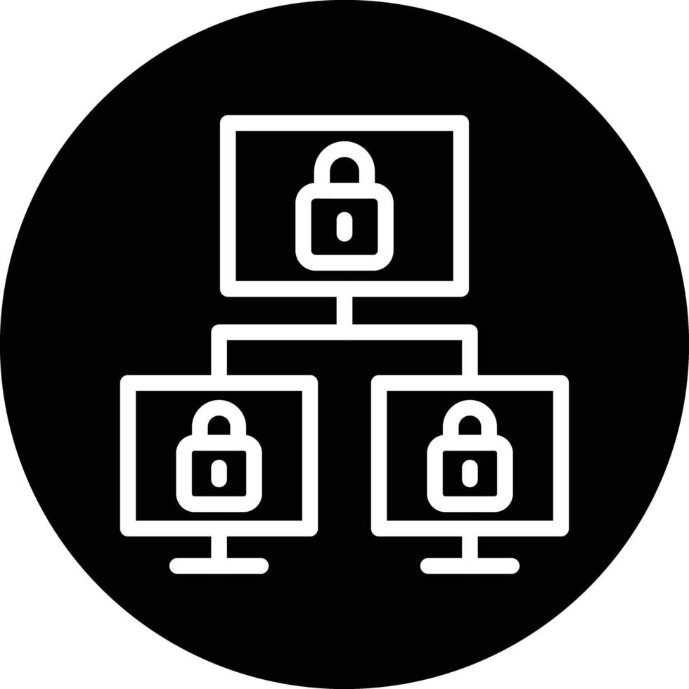 Private Network Vector Icon Design