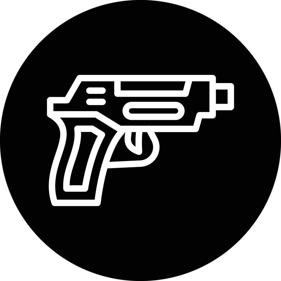 diseño de icono de vector de pistola