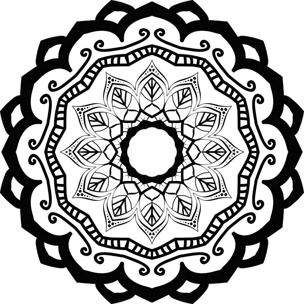 islamic arabic style mandala background vector