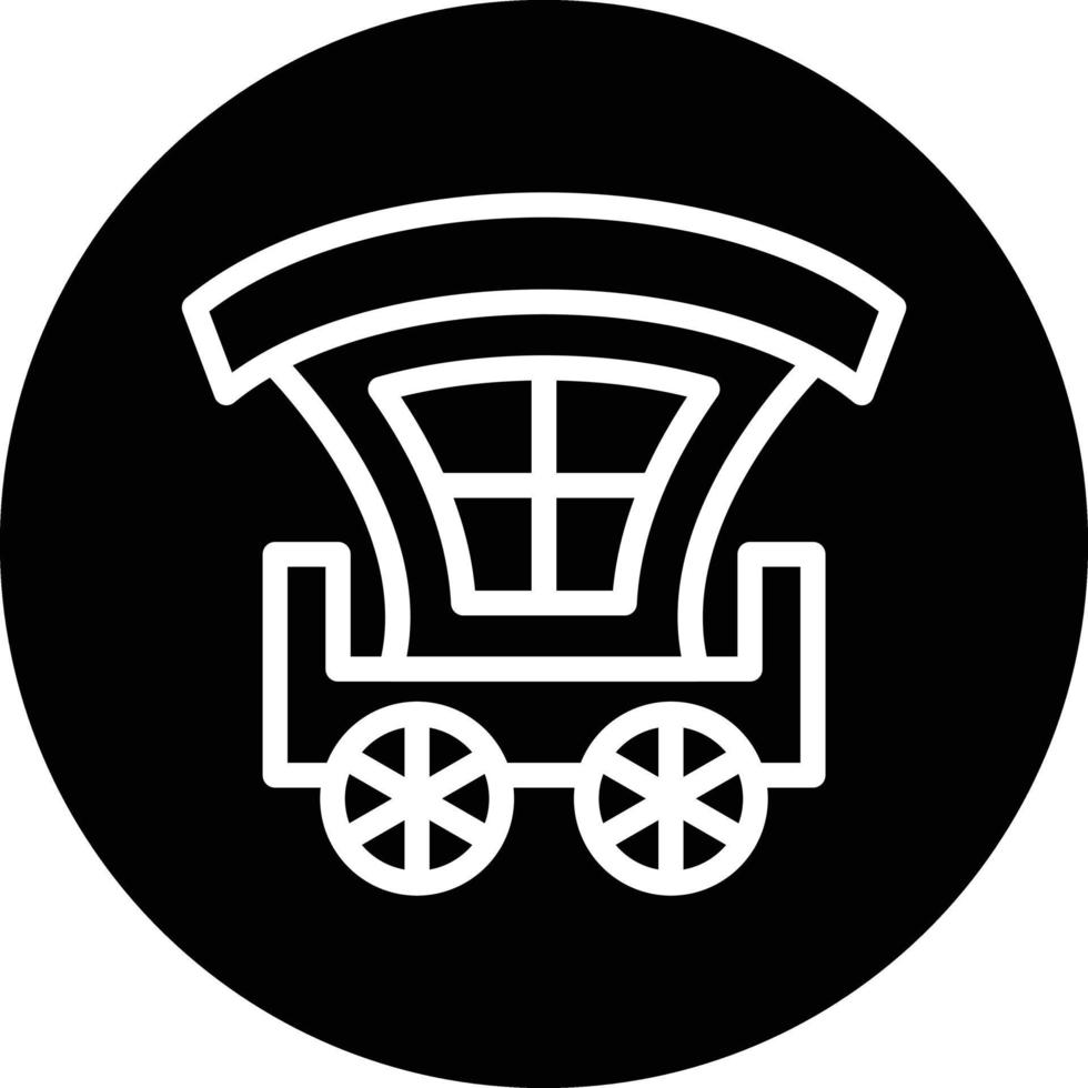 Carriage Vector Icon Design