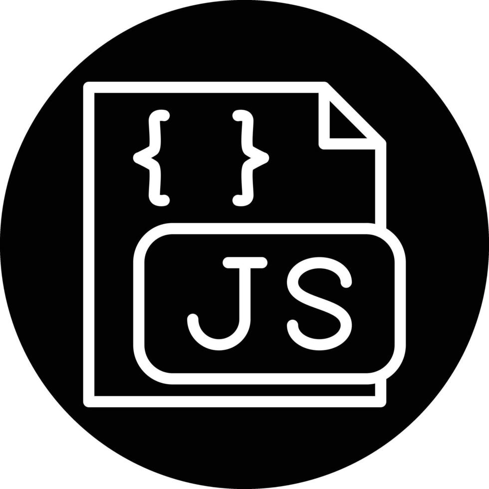 Javascript File Vector Icon Design