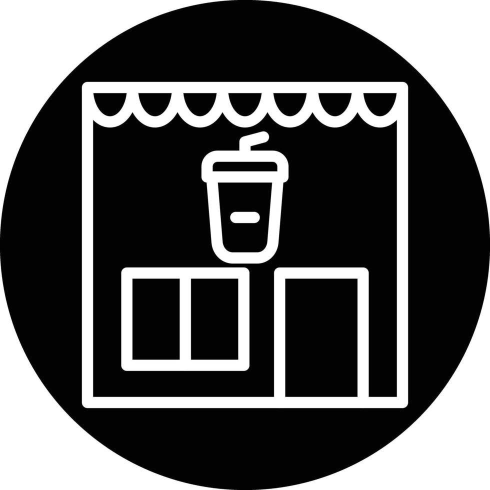 diseño de icono de vector de cafetería