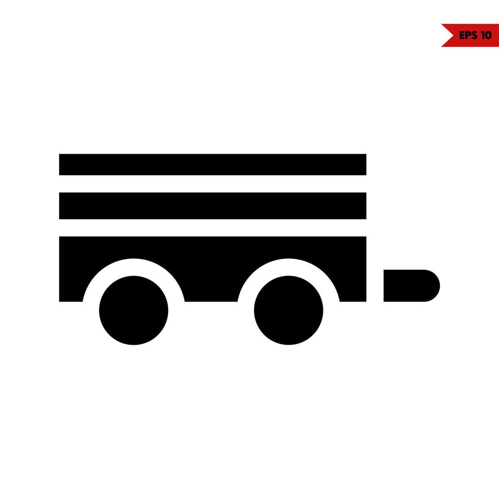 toys carchildren glyph icon vector