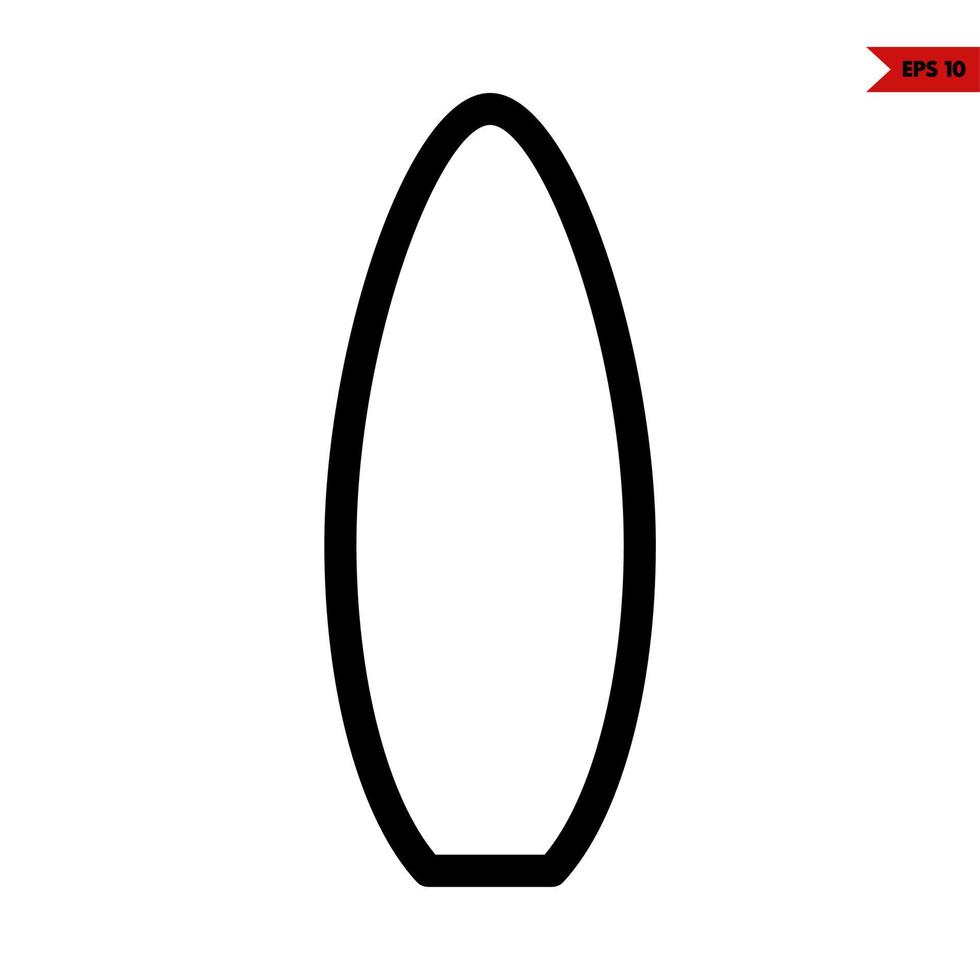 shell line icon vector