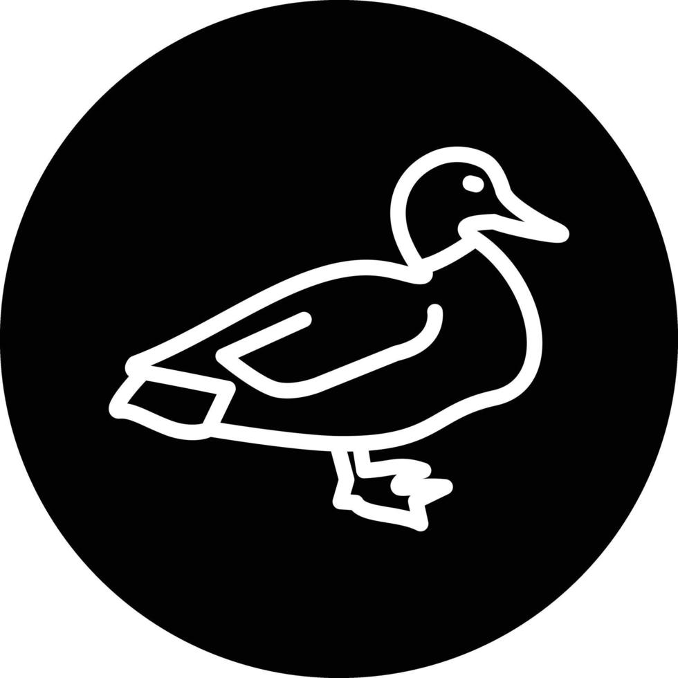 Duck Vector Icon Design