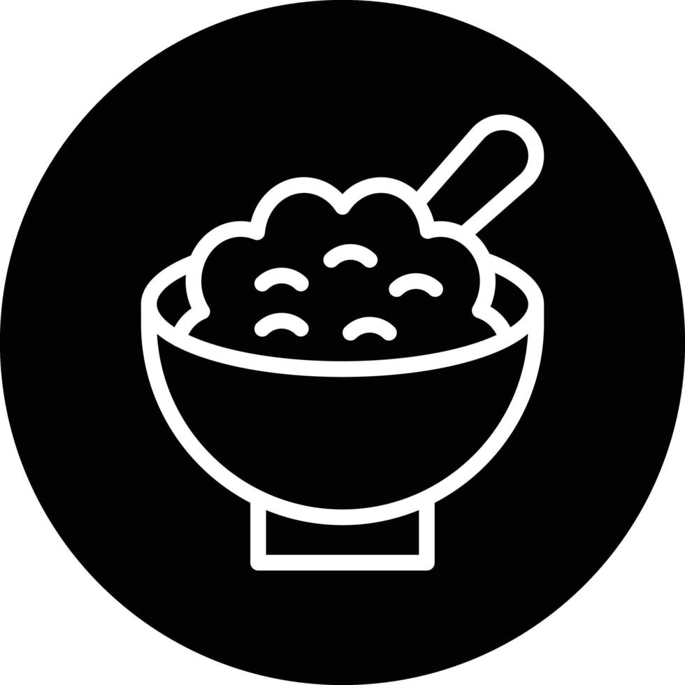 Cereal Bowl Vector Icon Design