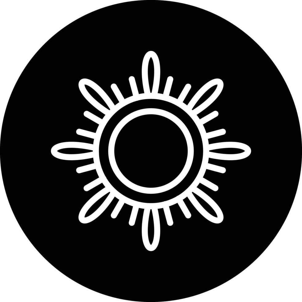 Sun Vector Icon Design