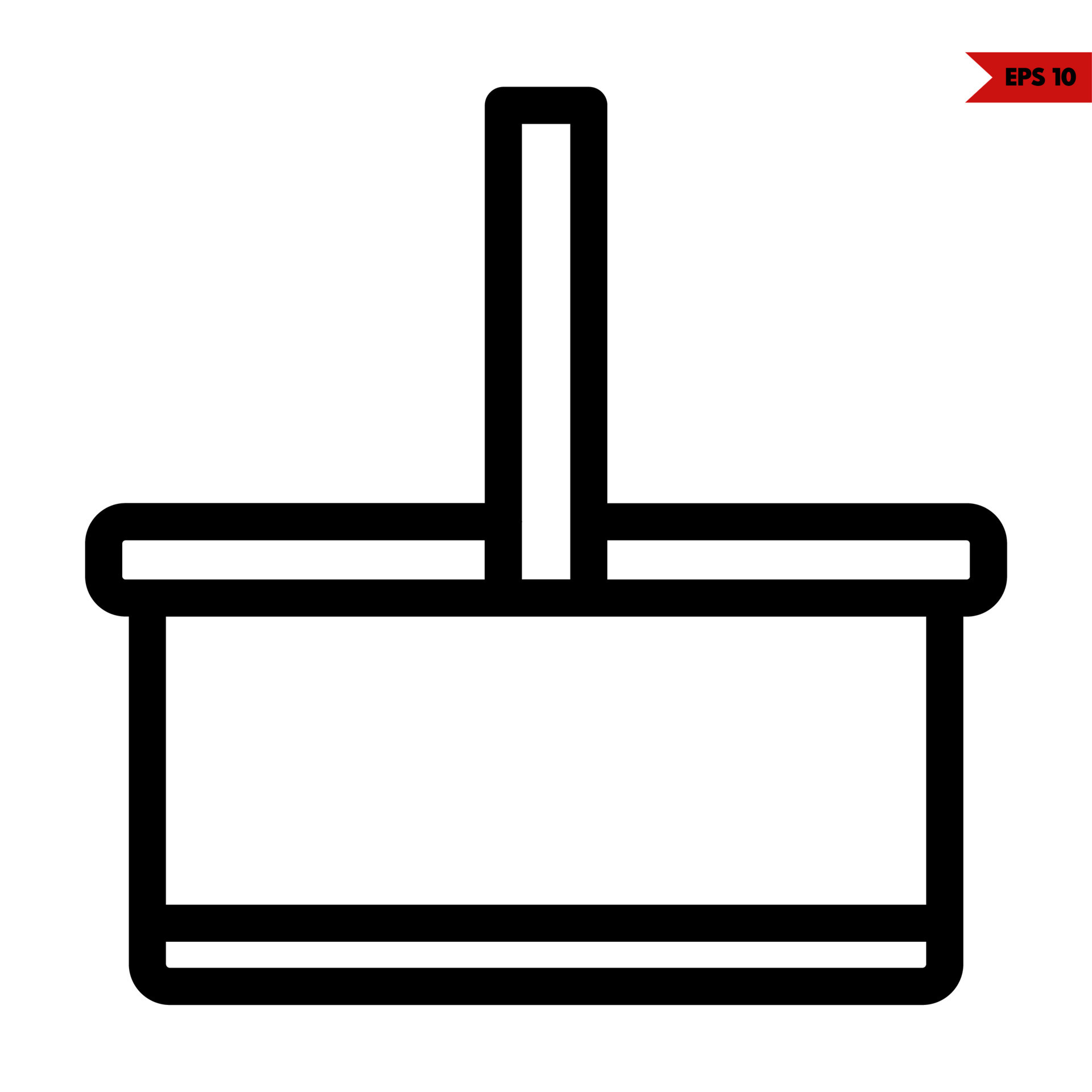 basket line icon 22957620 Vector Art at Vecteezy
