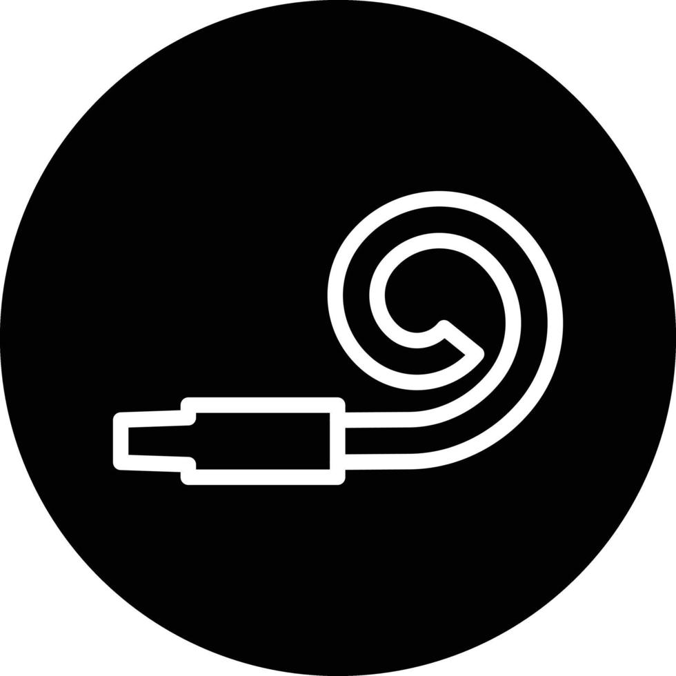 Party Blower Vector Icon Design