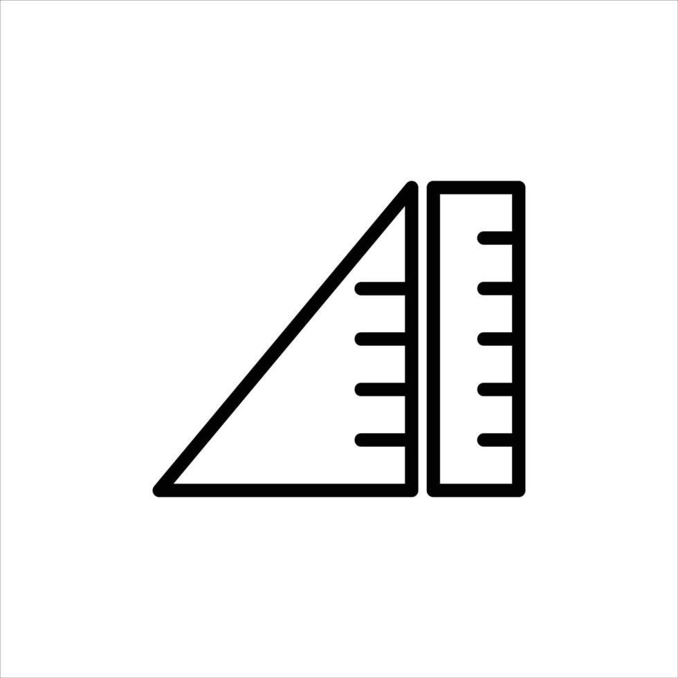 rulers icon with isolated vektor and transparent background vector