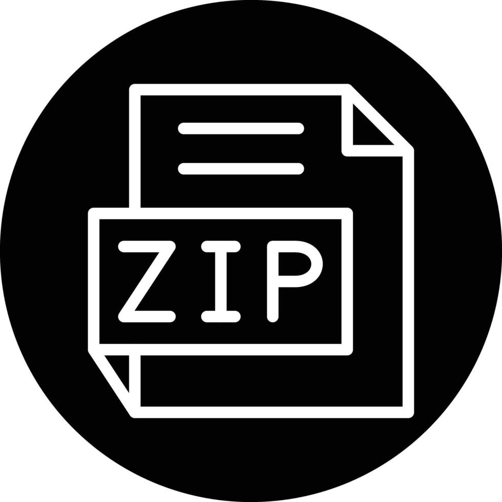 ZIP Vector Icon Design