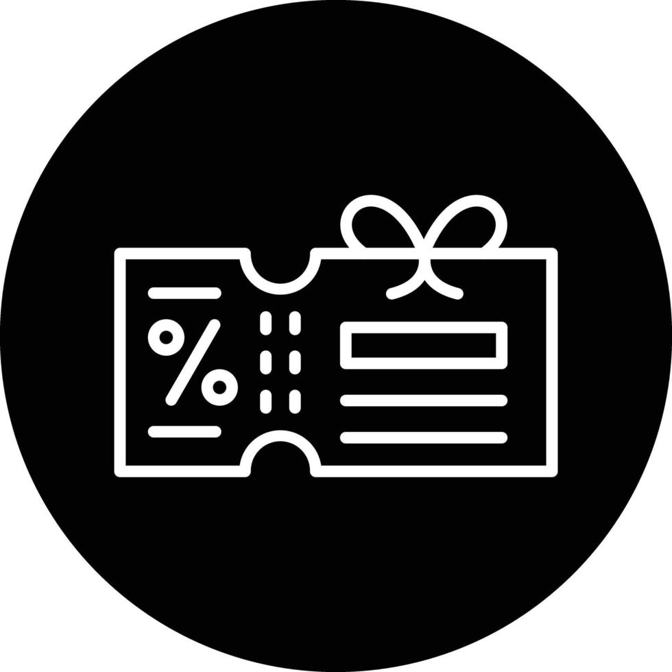 Voucher Vector Icon Design