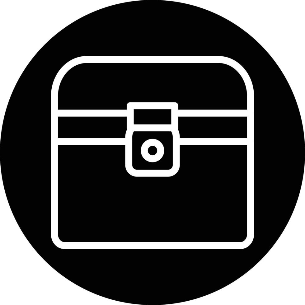 Treasure Chest Vector Icon Design