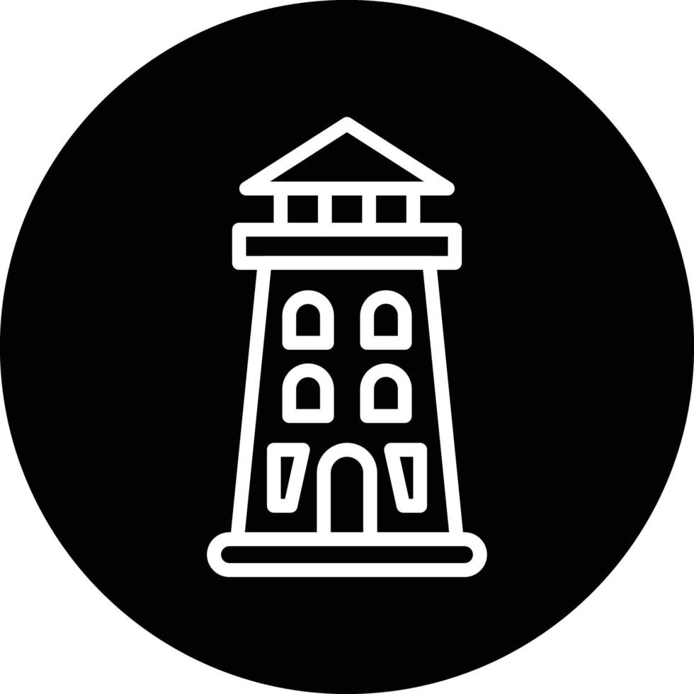 Lighthouse Vector Icon Design