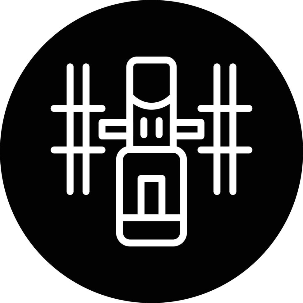Hubble Telescope Vector Icon Design