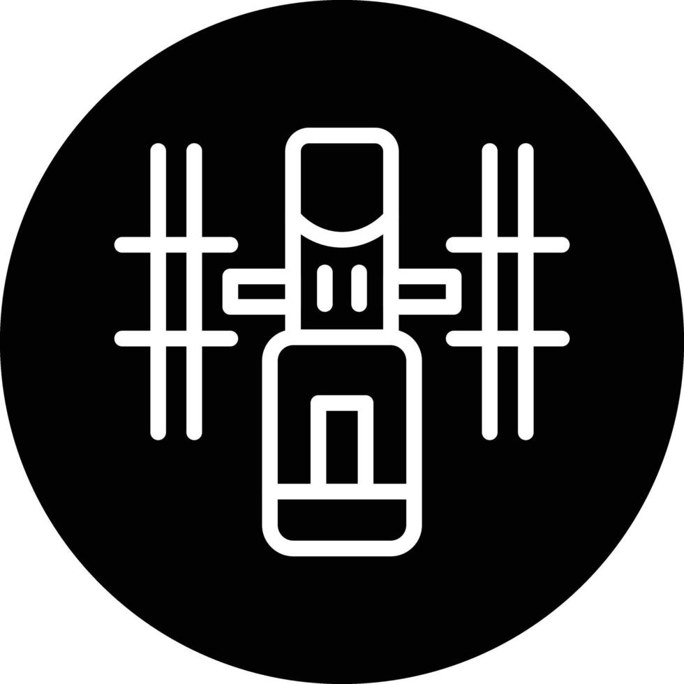 Hubble Telescope Vector Icon Design