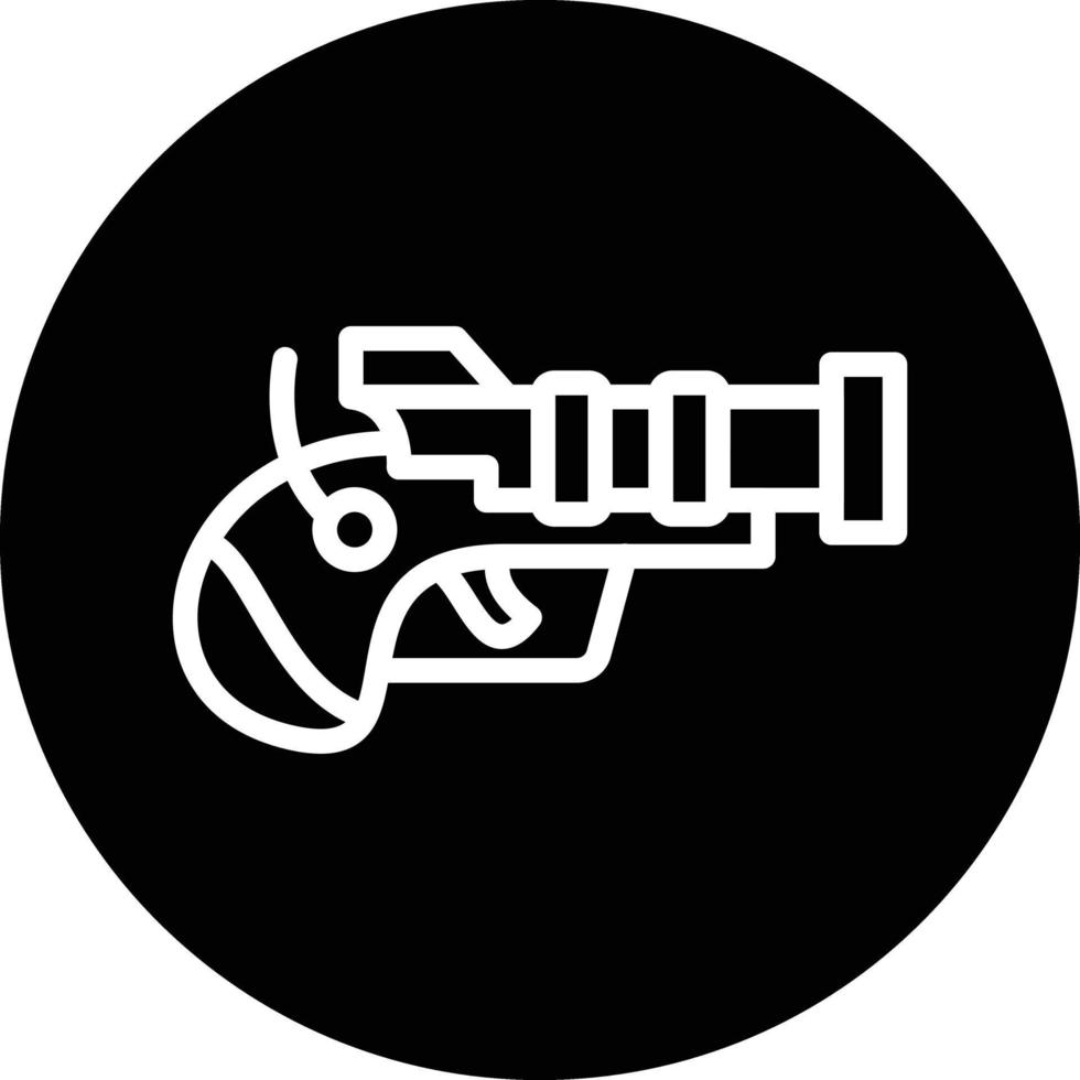 Pirate Gun Vector Icon Design