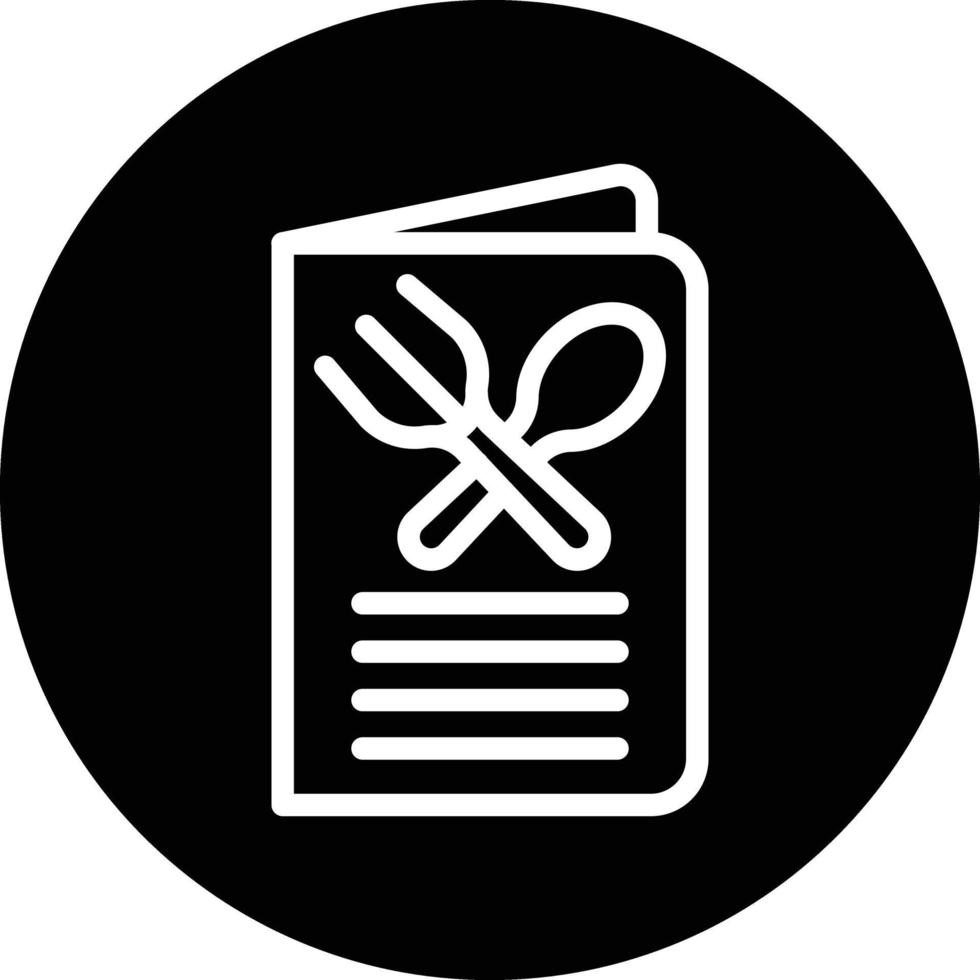 Menu Card Vector Icon Design