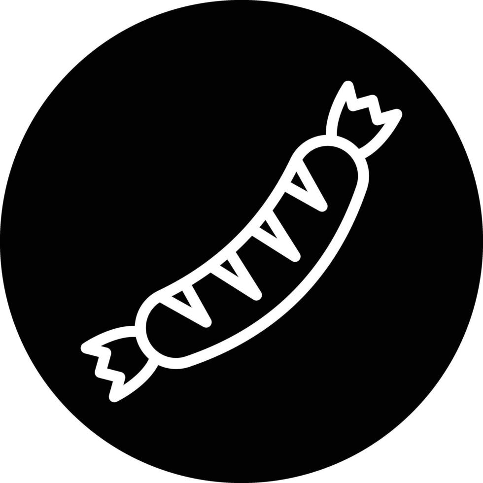 Sausage Vector Icon Design