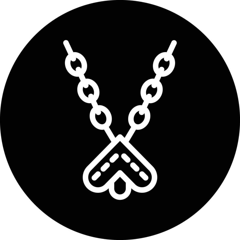 Necklace Vector Icon Design