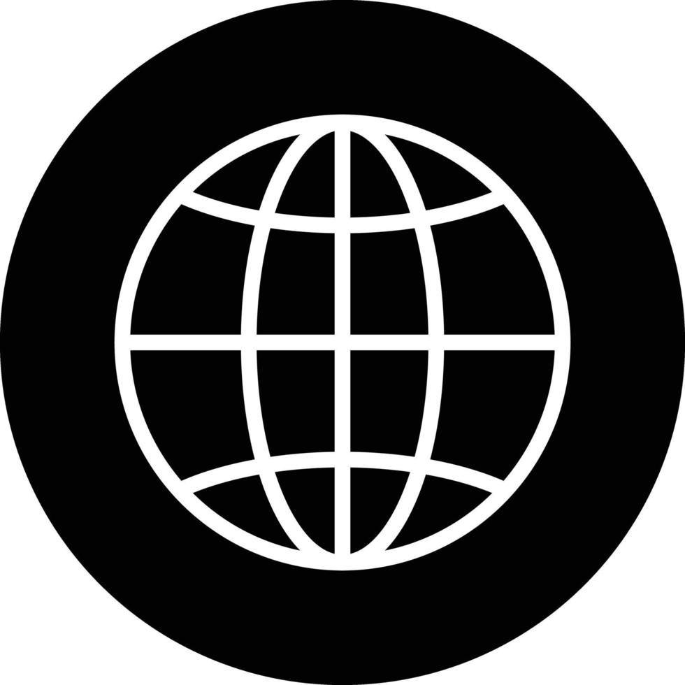Globe Vector Icon Design