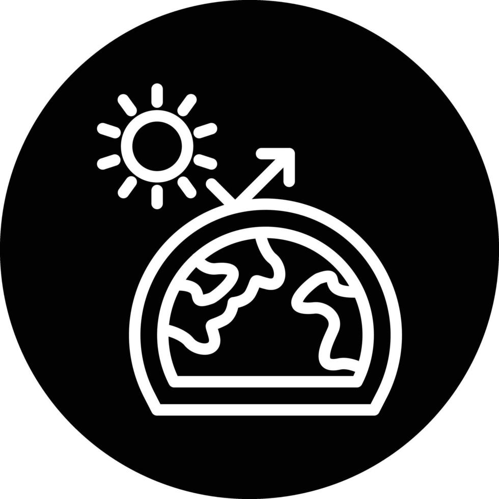 Greenhouse Effect Vector Icon Design