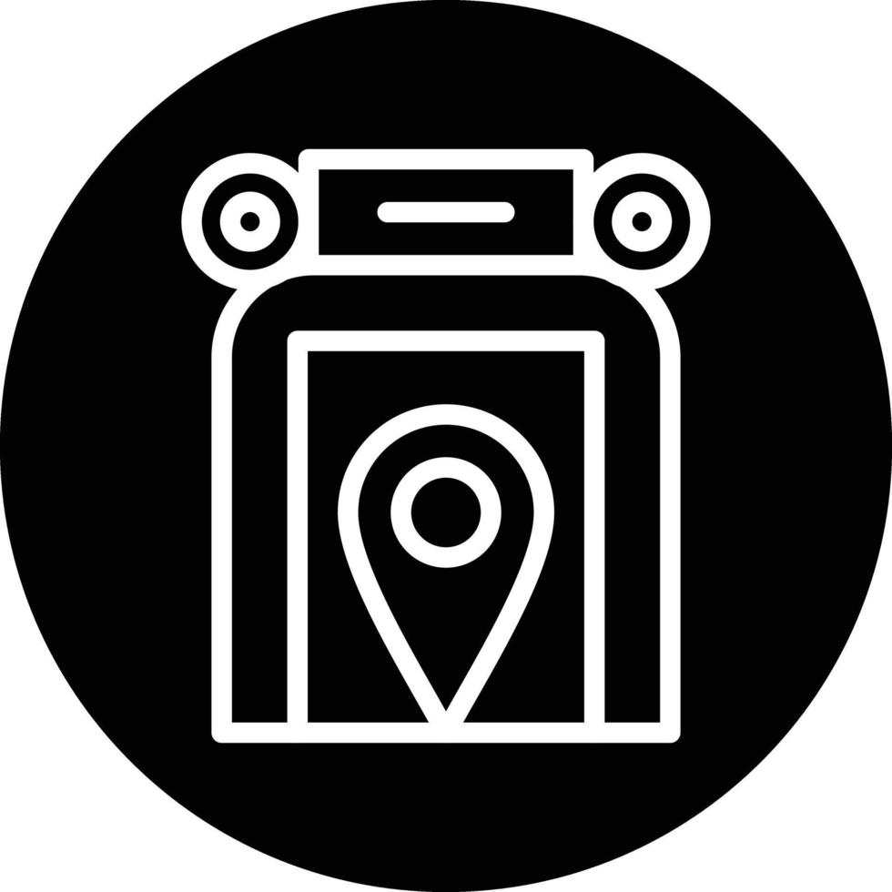 Street Location Vector Icon Design