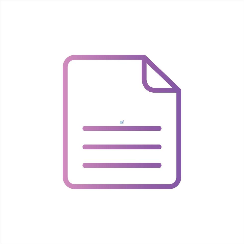 file icon with isolated vektor and transparent background vector