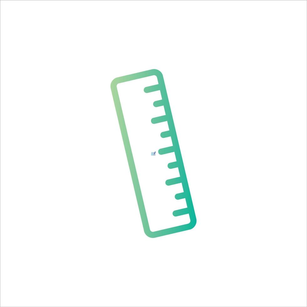 ruler icon with isolated vektor and transparent background vector