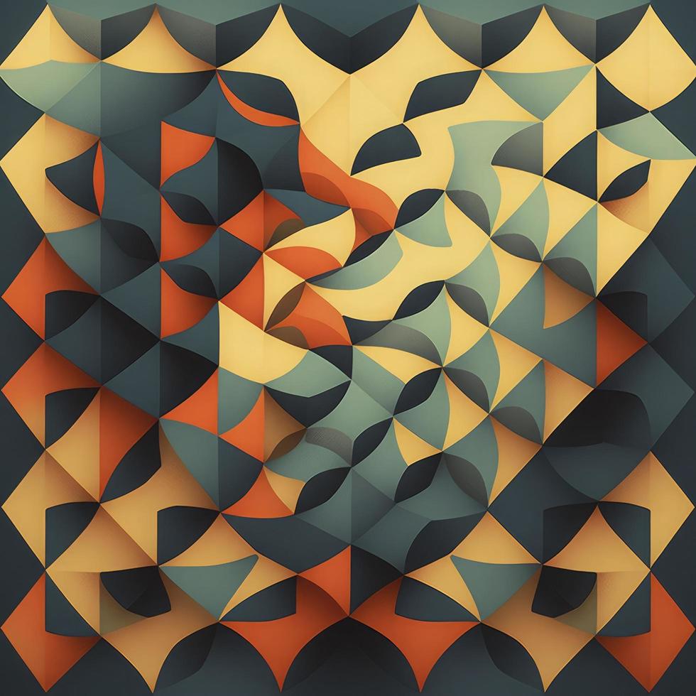 beautiful color palette illustration design, generate ai photo