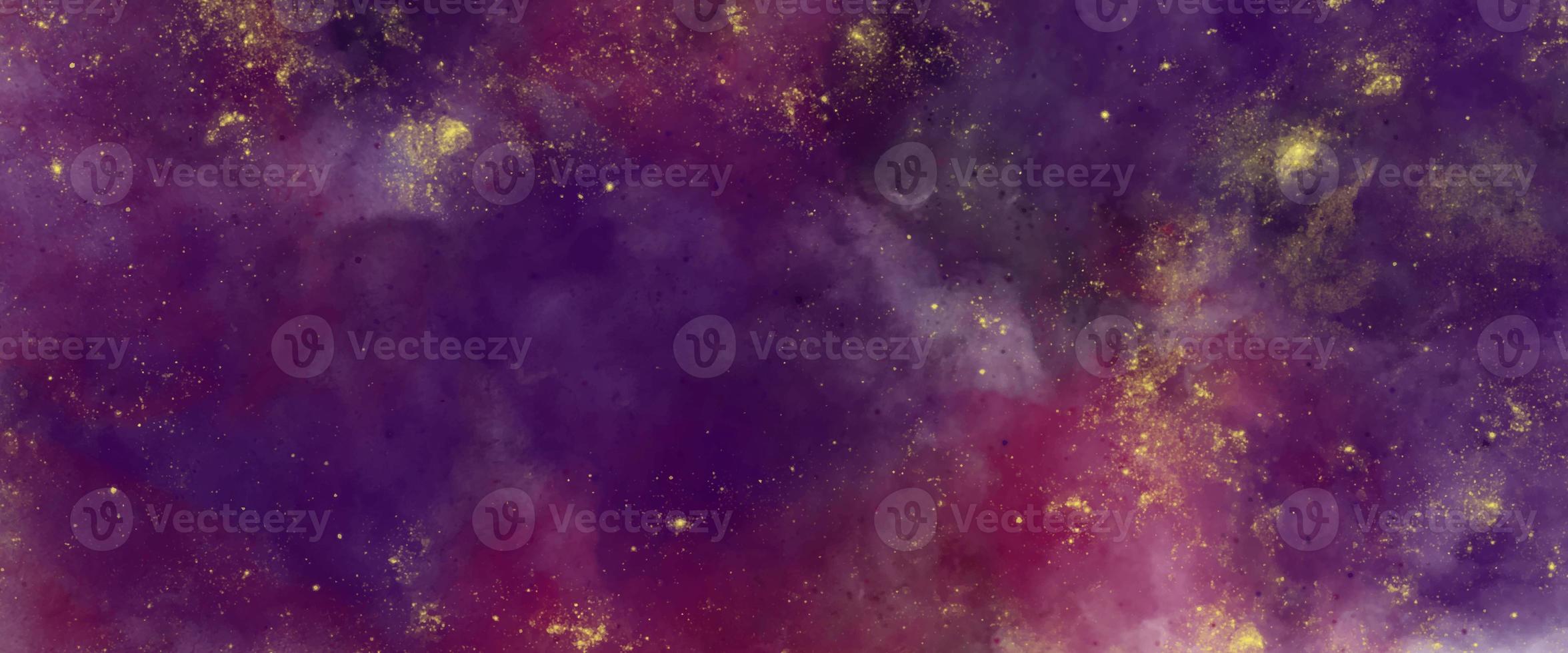 Abstract colorful background. Colorful acrylic watercolor grunge paint background. Outer space. Frost and lights background. Nebula and stars in space. photo