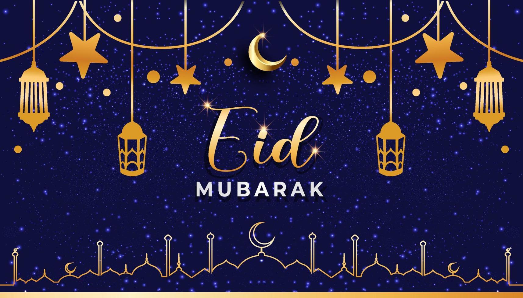 Eid ul-Adha mubarak, Eid ul-Adha Greeting Card Design, Eid mubarak banner template, Eid mubarak vector
