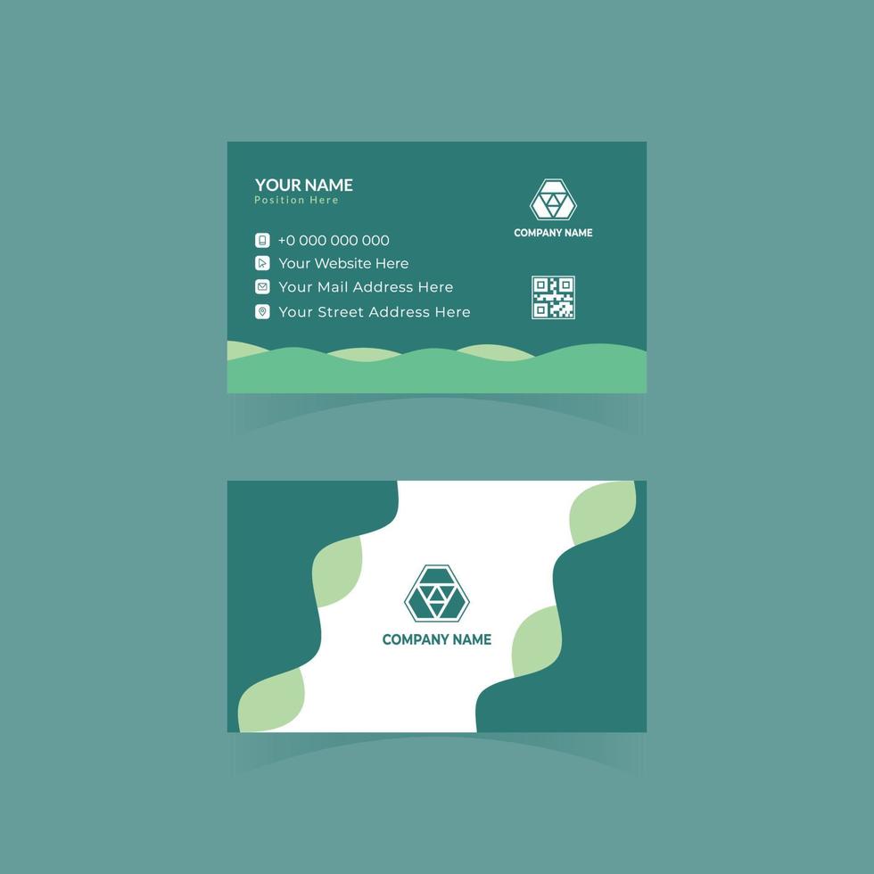 elegent business card vector