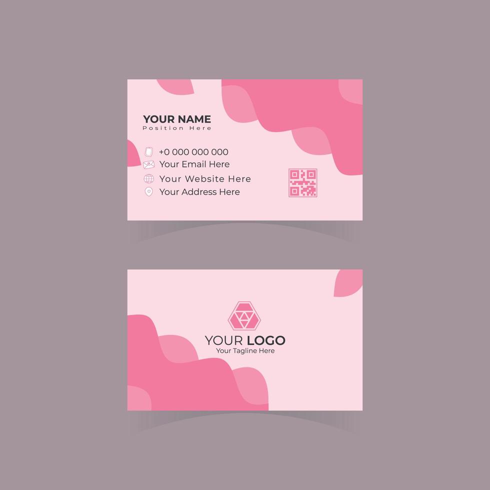 Colorful Business Card vector