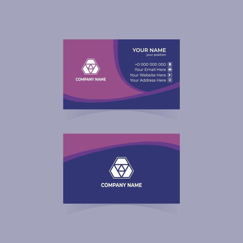 Clean Business Card vector