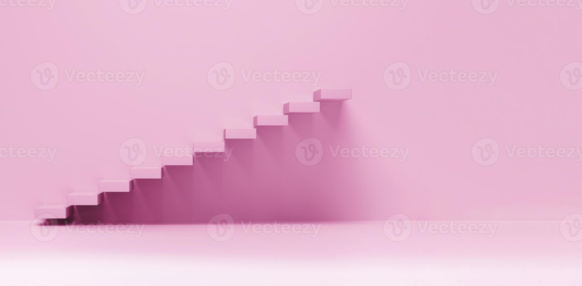 Stairs going upward. business rise, forward achievement. photo