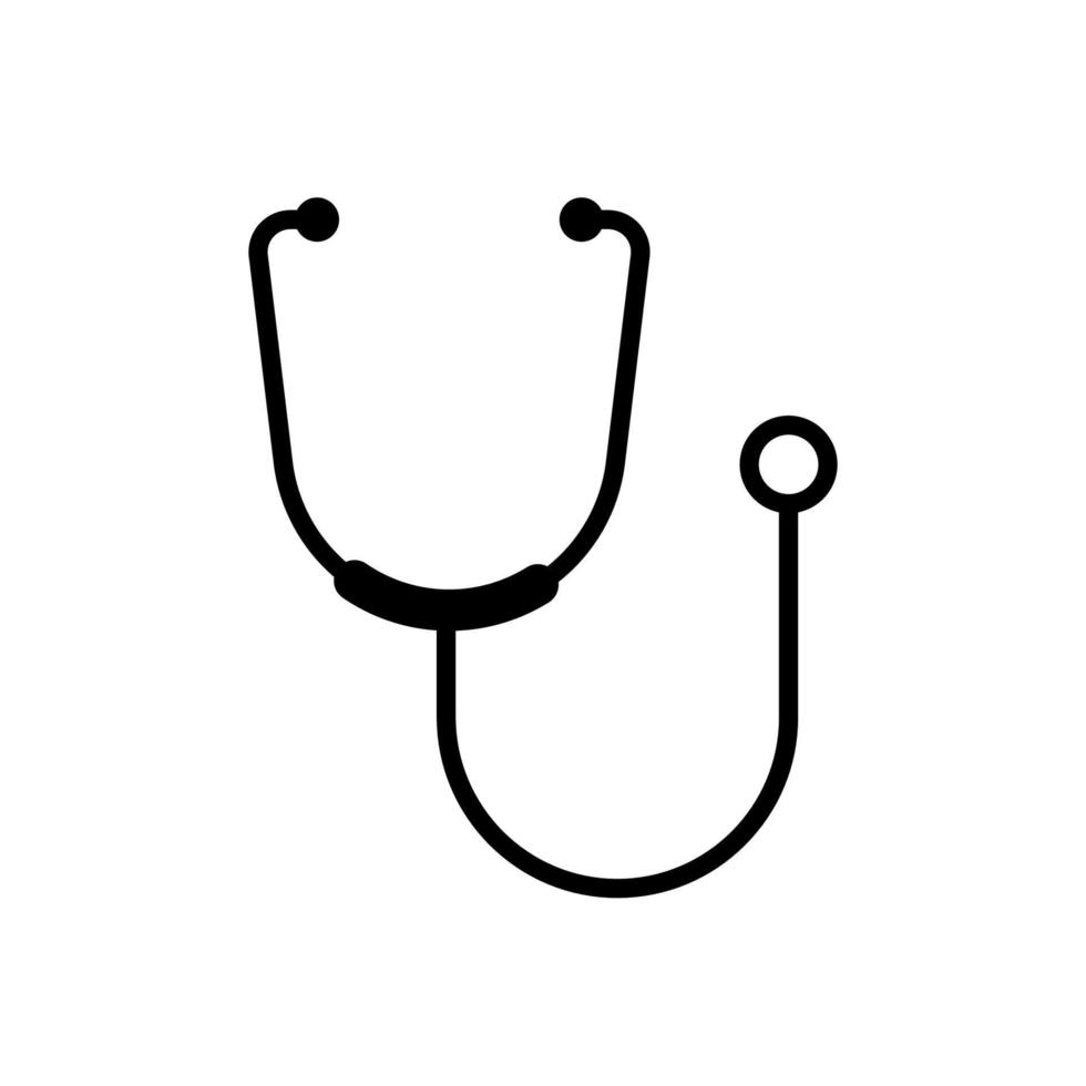 Stethoscope icon vector design templates on white background