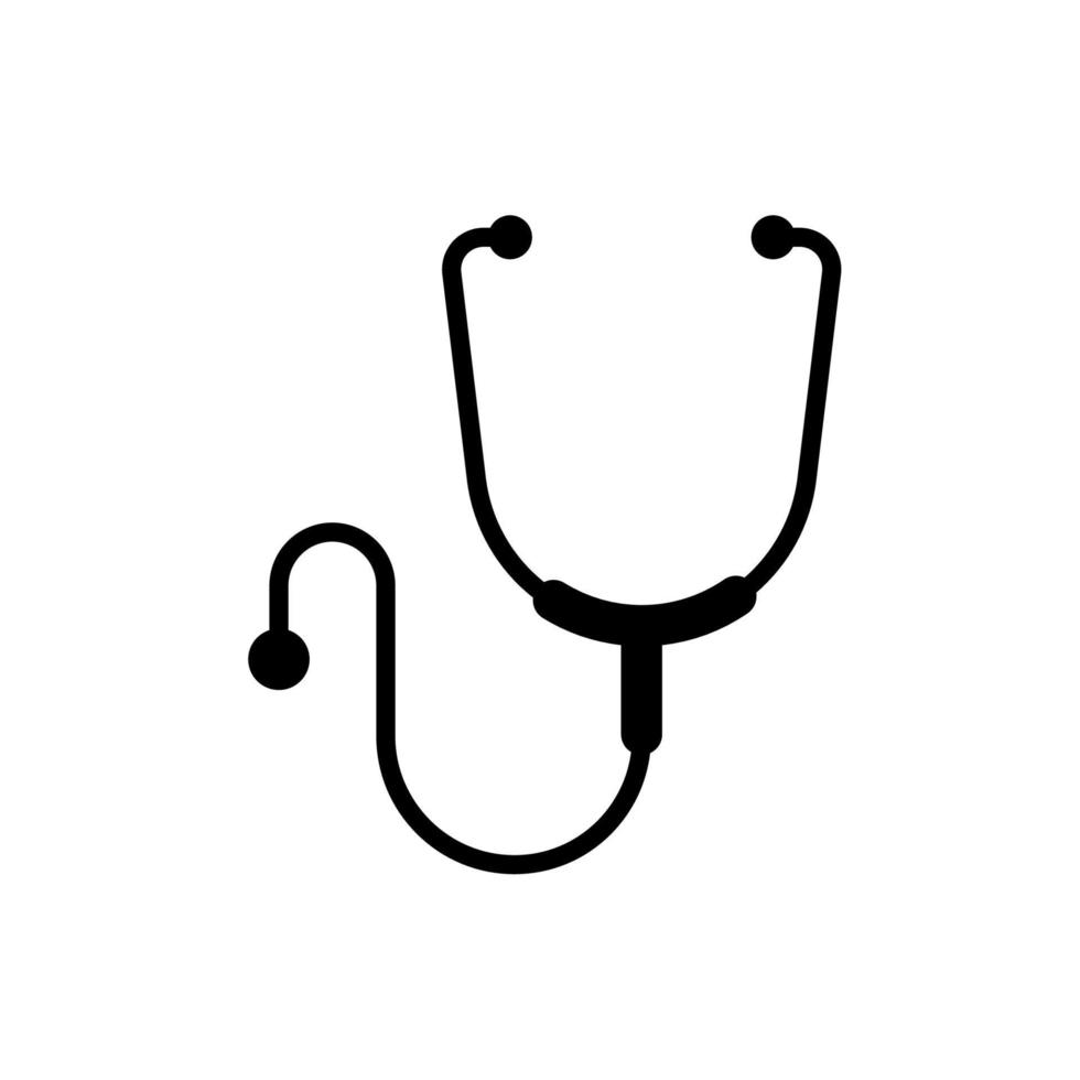 Stethoscope icon vector design templates on white background