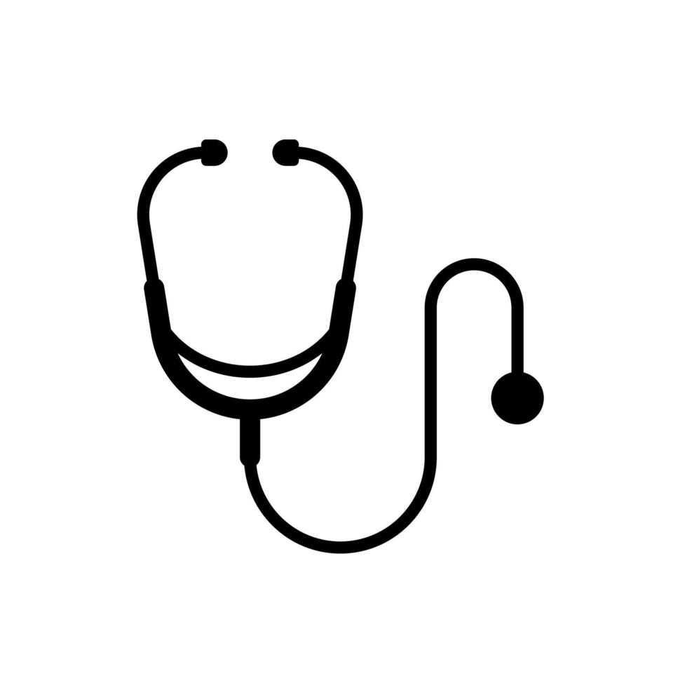 Stethoscope icon vector design templates on white background