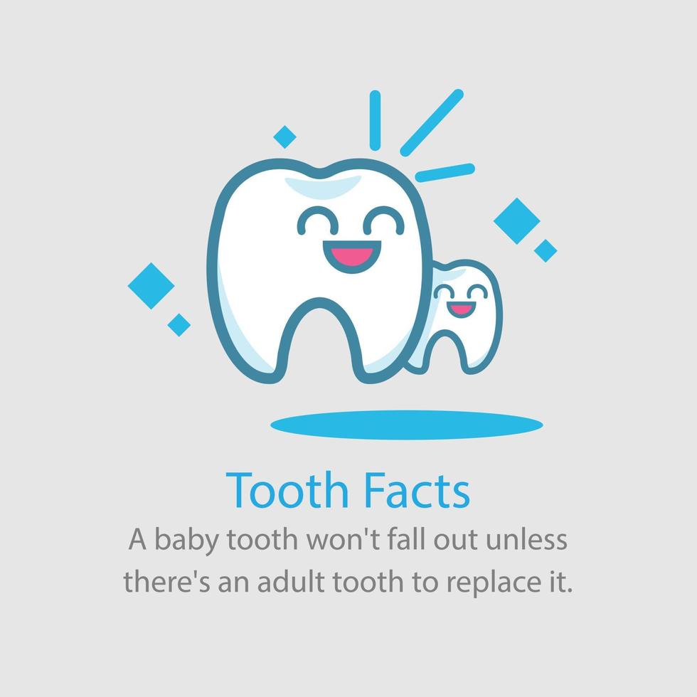 Baby Tooth Smile vector