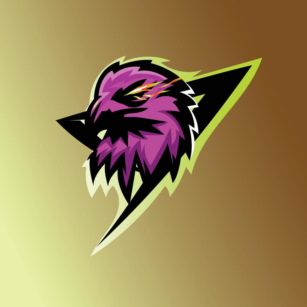 eagle head mascot vector