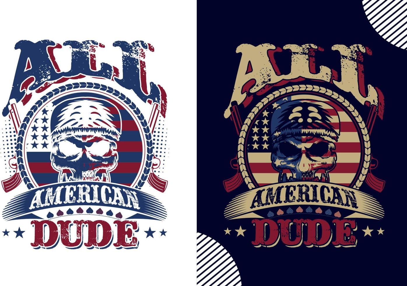 All American Dude vector