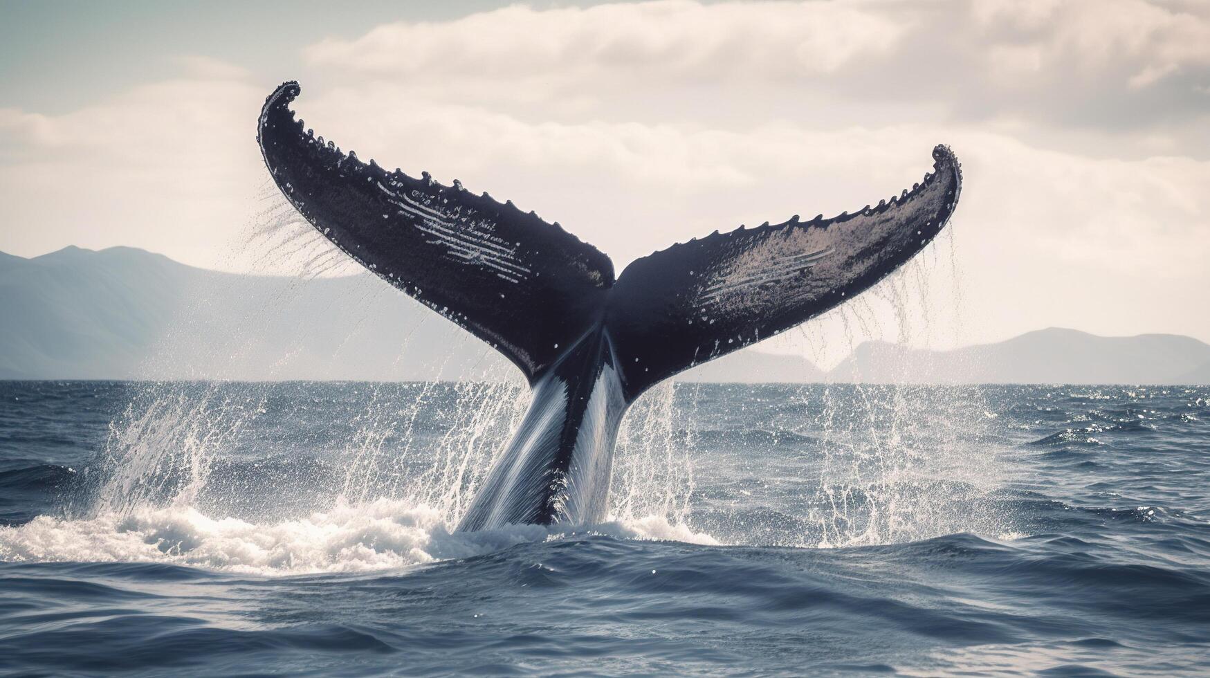 humpback tail shark photo