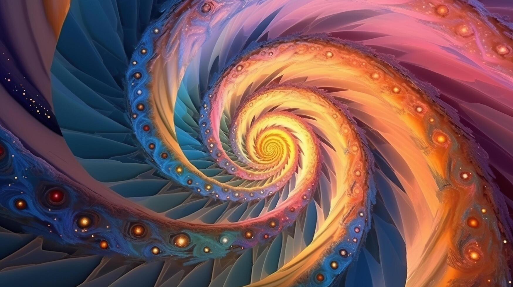 3d render of a spiral photo