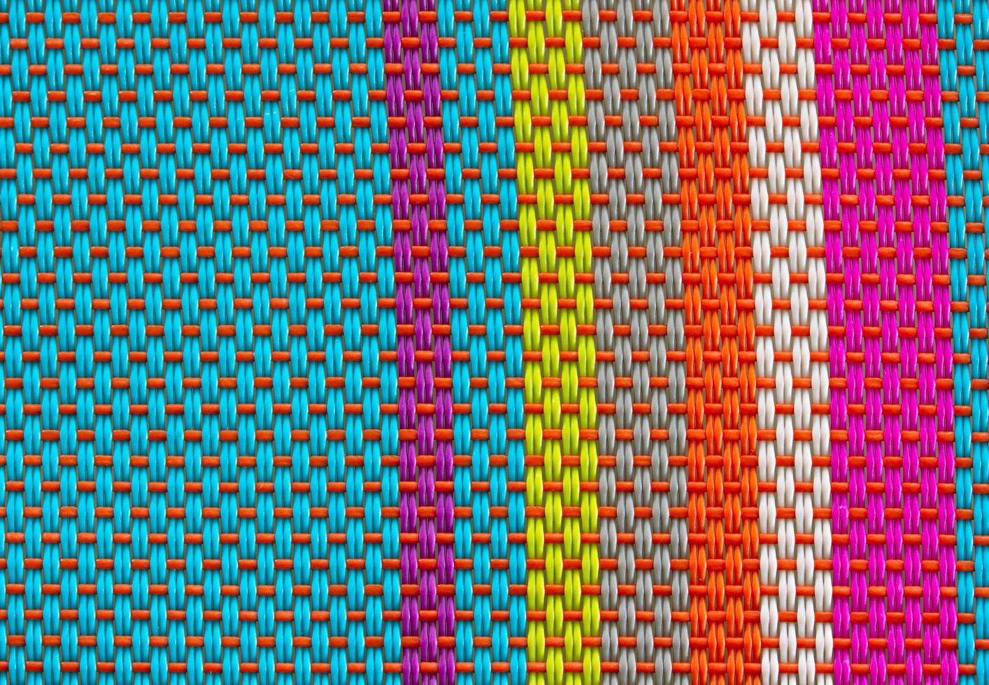 Detail of Multi Color Table Mat Texture for Background photo