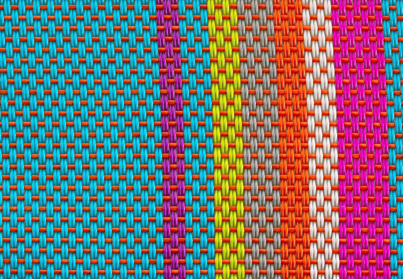 Detail of Multi Color Table Mat Texture for Background photo