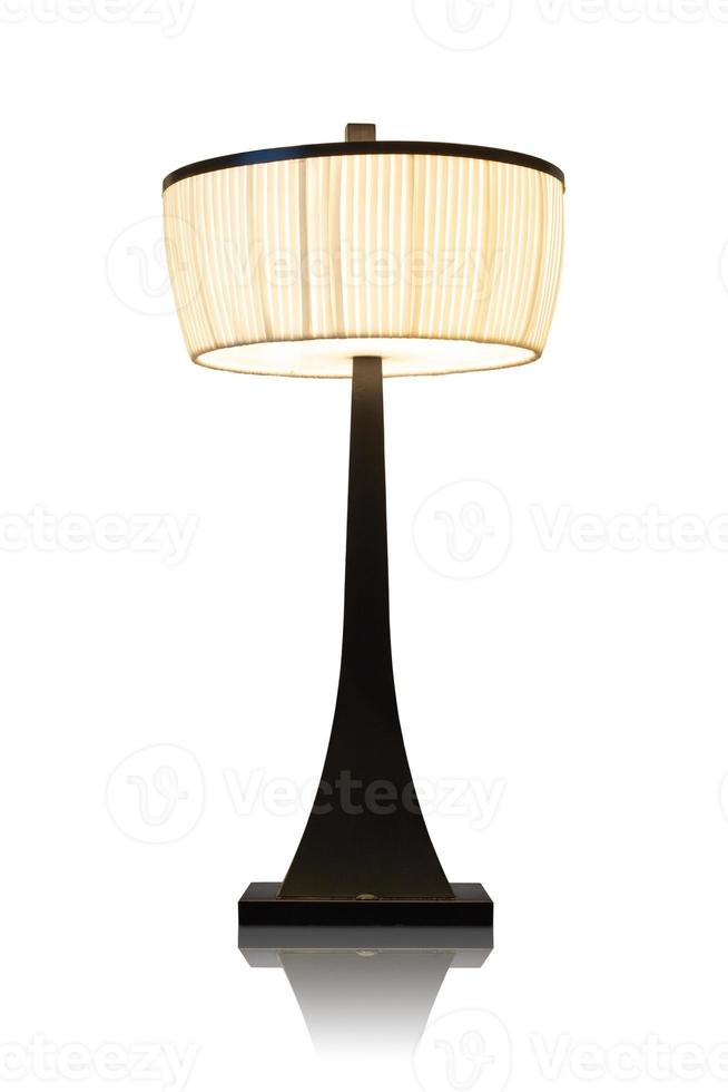 Table Lamp Isolated on White Background photo