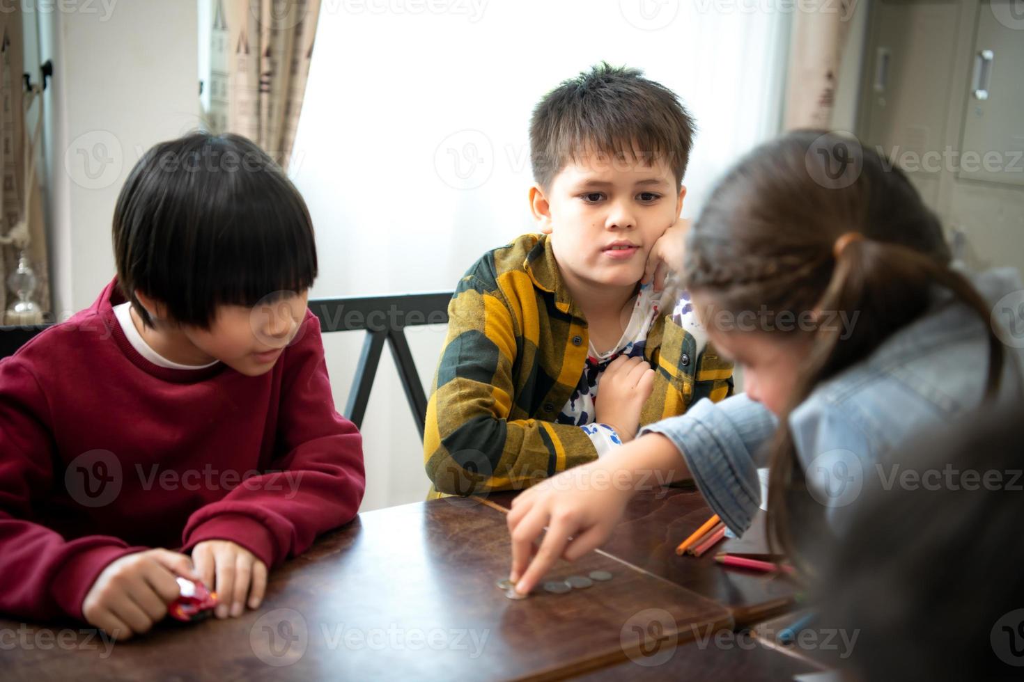 A group of students from an international school that promotes creativity photo